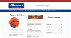 Desktop Screenshot of minoguesbeverage.com